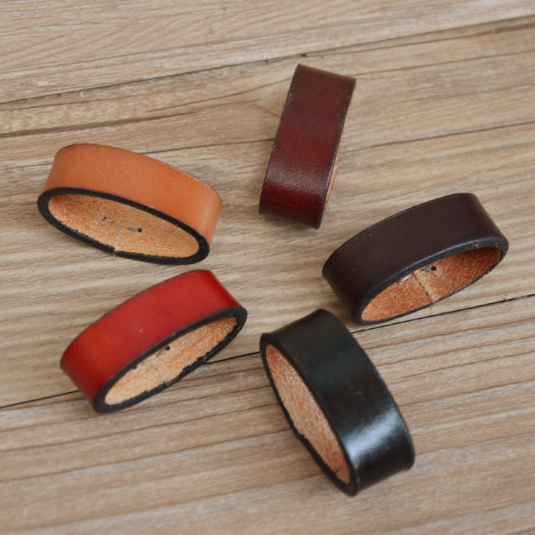 真皮皮带圈皮带环牛皮手工皮带圈