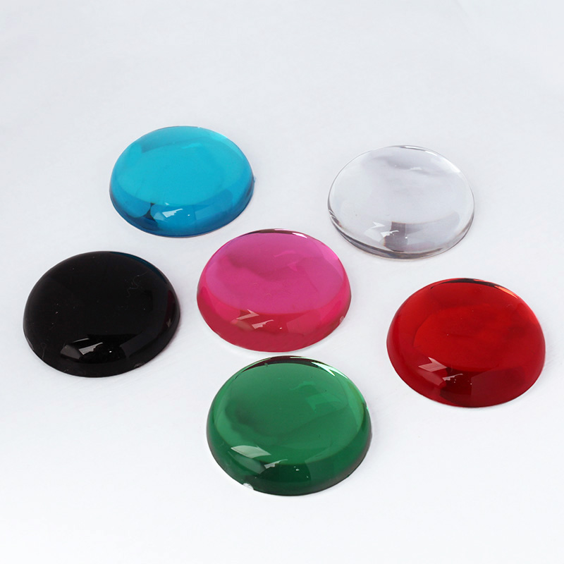 diy手工饰品配件半圆贴片亚克力