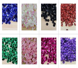 DIY服装配件亮片 饰品配件/珠片珠光片/6mm闪片 1.5元一包约500片