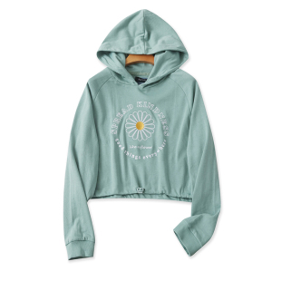 T恤女帽衫 连帽刺绣长袖 宽松上衣07343 时尚 短款 毛圈卫衣 春秋新款