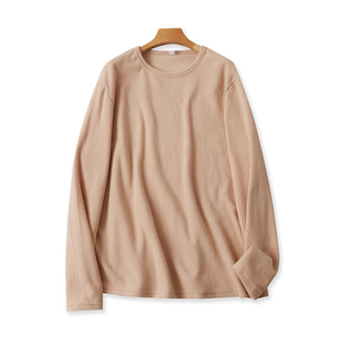 卫衣男女套头保暖上衣 外贸绒衫 显瘦长袖 春秋新款 25024 圆领打底衫