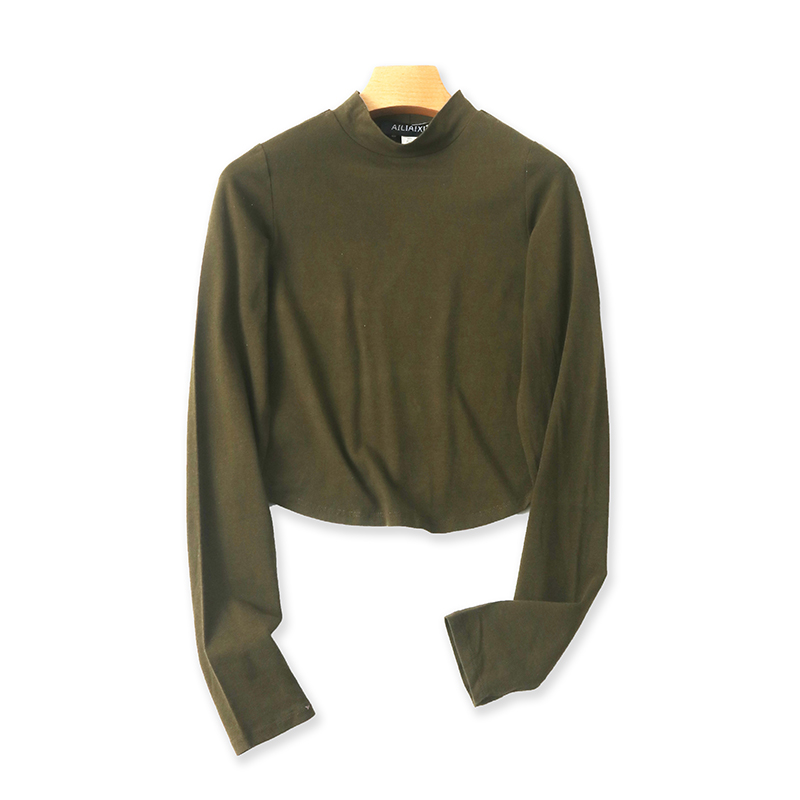 长袖百搭女打底衫上衣