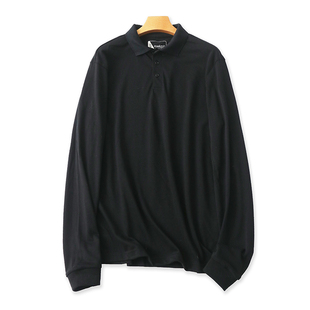 翻领POLOT恤衫 春秋新款长袖卫衣 男女外贸打底宽松休闲上衣13102