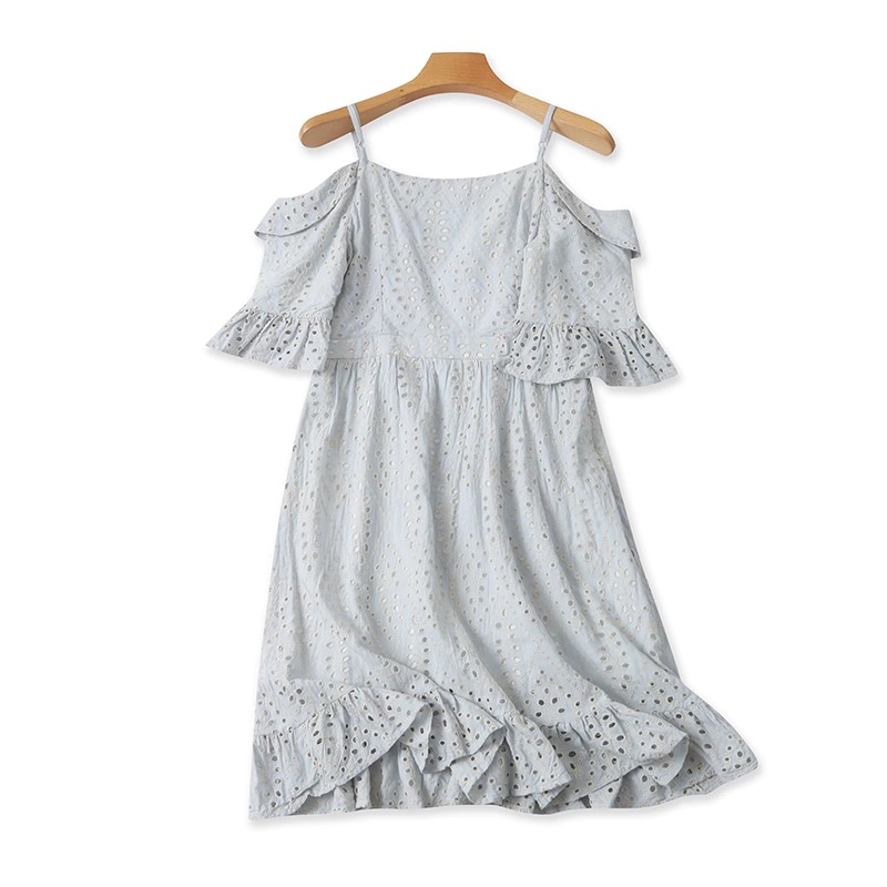 吊带镂空连衣裙夏季新款时尚显瘦