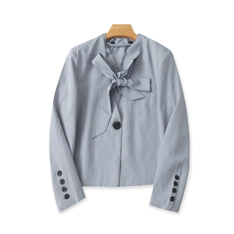 爱丽爱熙百搭款纽扣开衫外套上衣