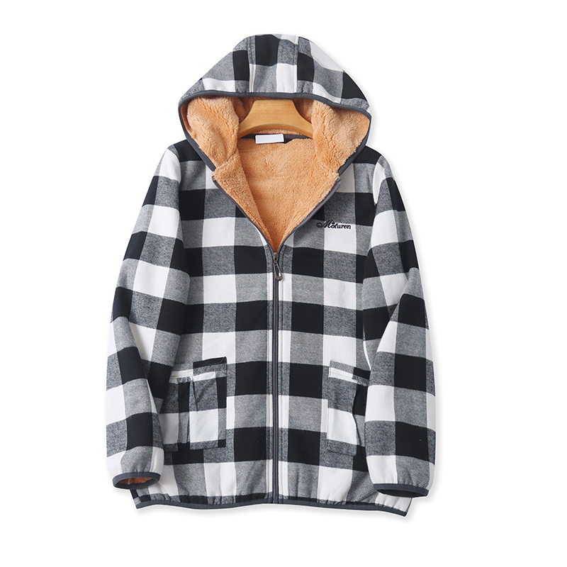 爱丽爱熙加绒刺绣外套上衣