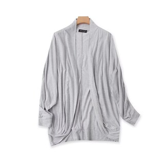 新款 春季 宽松开衫 空调罩衫 上衣外套24173 外贸棉长袖 女薄款 披肩