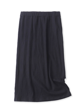 外贸松紧腰半身裙 夏季新款包臀裙显瘦中长款女暗纹时尚裙子18034