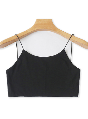 性感抹胸吊带 夏季新款女百搭时尚背心修身弹力打底露脐上衣08463