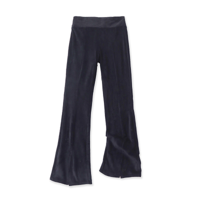 松紧腰爱丽爱熙长喇叭裤喇叭裤