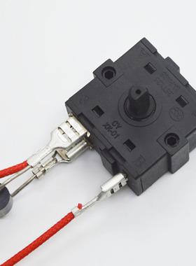 美的格力小太阳取暖器油汀调温开关配件三脚二档高低温6A10二极管