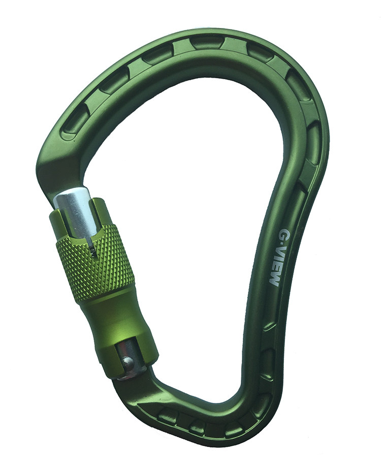 GVIEW  VAJRA C180T 自动扣主锁 登山攀岩探洞救援高空作业