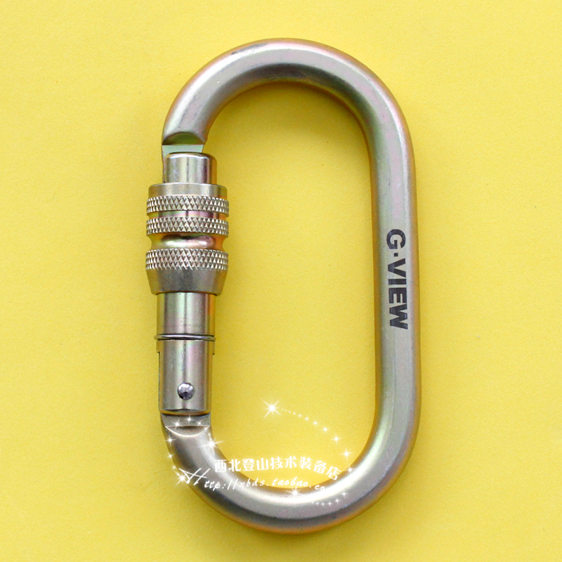 ÕýÆ· GVIEW/ÆìÔÆ KEY PERSON C141S ¡°O¡±ÐÍË¿¿Û¸ÖËø ÅÊÑÒ µÇɽ