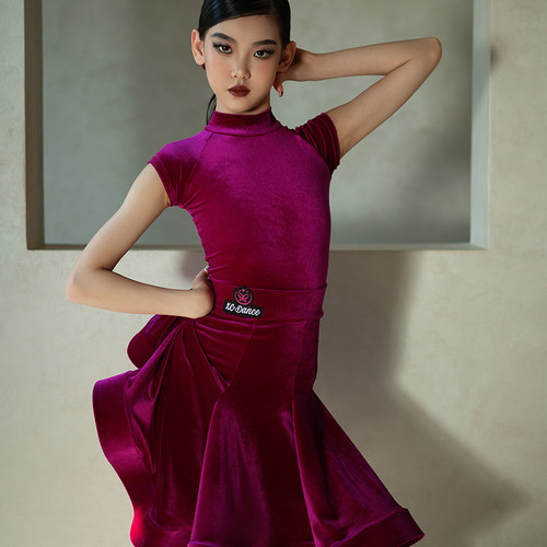 星辰舞服拉丁舞服高贵新款加分款