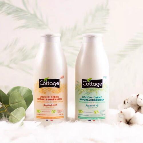 清仓！大瓶装！法国cottage悠香伊沐浴露蜂蜜味560ml 26/06