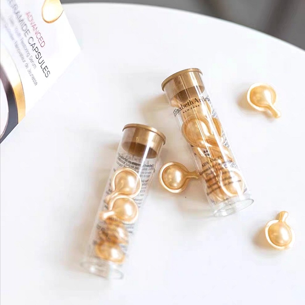 拍2包邮 伊丽莎白雅顿 时空修复精华胶囊 金胶眼胶约7粒 修复滋润,美容护肤/美体/精油,液态精华,淘宝优惠券,粉丝福利购,淘宝优惠卷