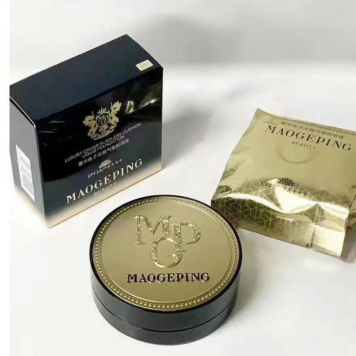 服帖！包邮 MGP毛戈平鱼子酱无暇气垫正装轻薄防晒14g#801