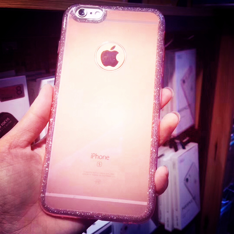 Æ»¹û6s plusÊÖ»ú¿ÇпîÉÁ×ê5.5ÉÝ»ªiphone6¹è½ºÌ×͸Ã÷Íâ¿ÇÈí4.7´ç