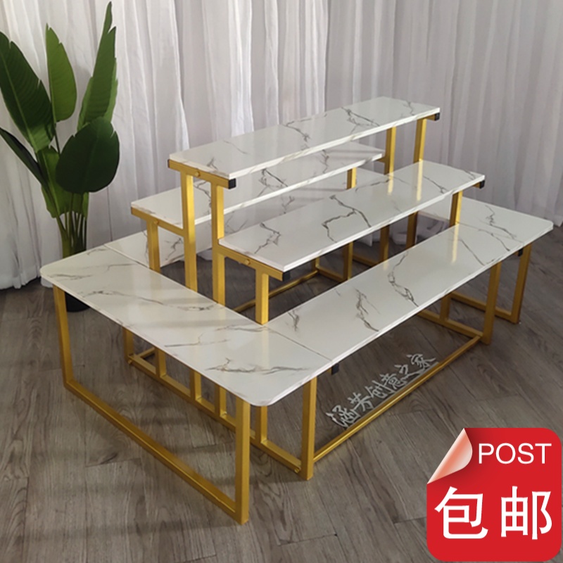 鞋店中岛展示台服装店中间鞋包商场展厅摆台花店化妆品陈列架梯形,商业/办公家具,服装展示架,淘宝优惠券,粉丝福利购,淘宝优惠卷