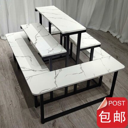 鞋店中岛展示架梯形包包高低桌服装店中间陈列化妆品货架商场摆台