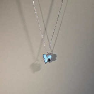 2026温柔气质爱心项链小众设计高级感女生锁骨链韩百搭时尚 毛衣链