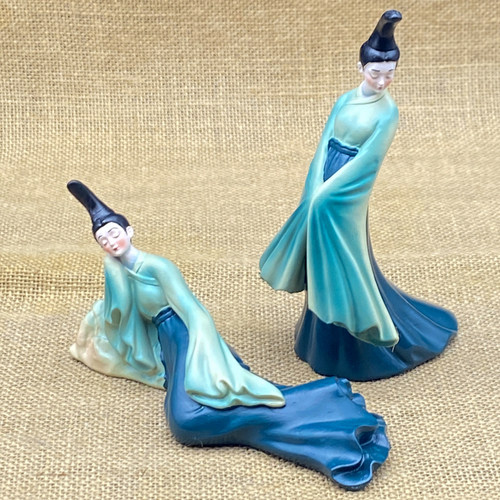 只此青绿树脂新中式装饰品摆件