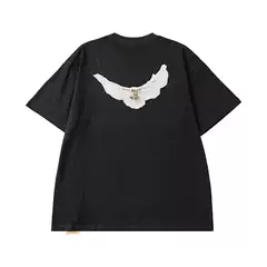 Pigeon Print Short-Sleeved T-Shirt