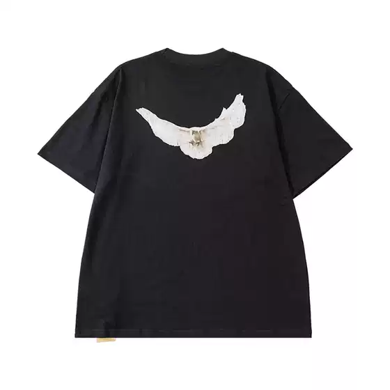 Pigeon Print Short-Sleeved T-Shirt