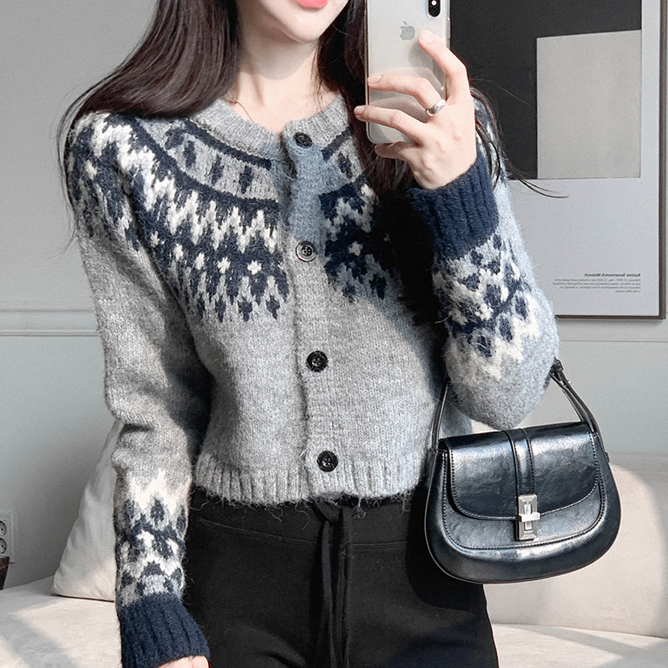 chic ▲韩国官网代购 费尔岛上衣