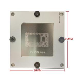 CPU植球台带钢网SR170 RK3399 RK1808 BGA 90mm手工植球加热钢网