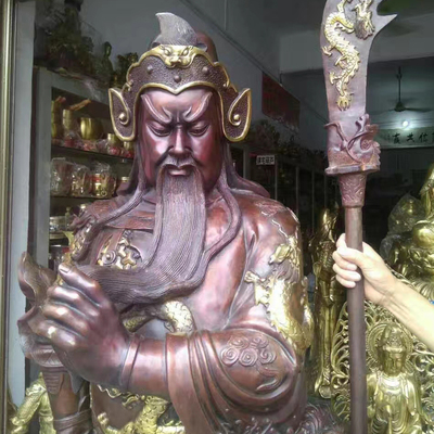 关公雕像大型武财神镇宅落地摆件