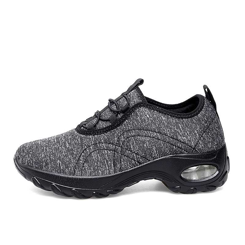 【断码清仓】防滑老人运动休闲鞋女跑步鞋女老妈厚底鞋妈妈鞋4344