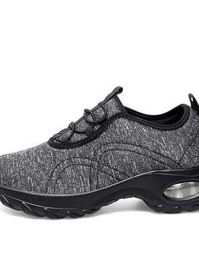 【断码清仓】防滑老人运动休闲鞋女跑步鞋女老妈厚底鞋妈妈鞋4344