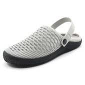 包头拖鞋 爷爷夏季 中老年人拖鞋 男橡胶底防滑爸爸拖鞋 断码 清仓