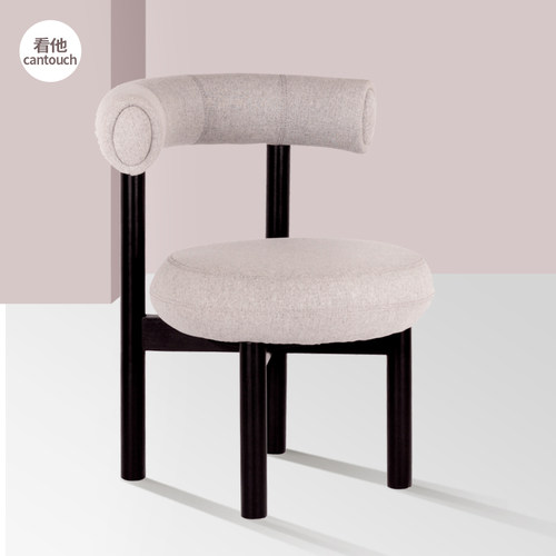 化妆凳子家用餐椅现代简约梳妆台椅子女生卧室靠背北欧梳妆凳轻奢