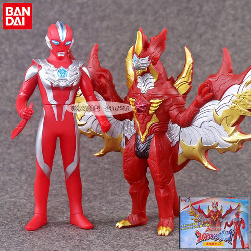 万代奥特曼奥美迦与朱雀大决战套装软胶模型公仔儿童玩具