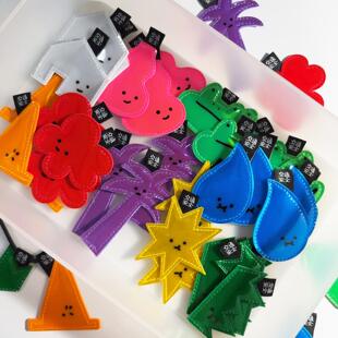 StudioPills 手作户外自行车骑行反光安全配件包挂件可爱创意礼物