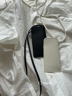 ciment 设计师品质感牛皮简约搭配小包眼镜包