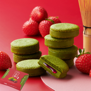 现货秒发日本成田机场限定伊藤久右卫门草莓抹茶松露夹心饼干零食