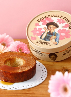 现货日本进口零食 MAPLE MANIA疯狂男孩枫糖黄油味年轮蛋糕礼盒装