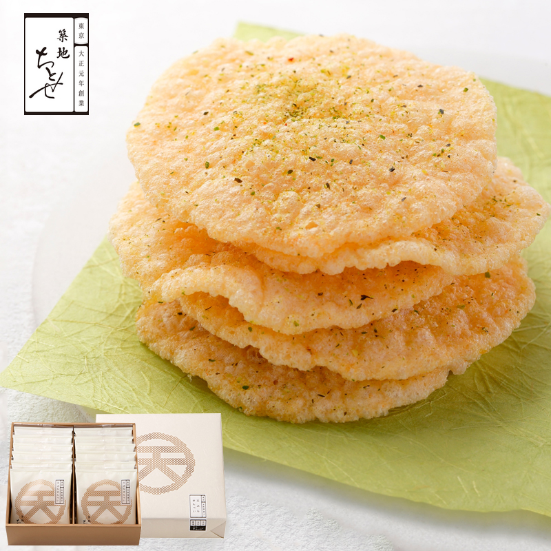 日本築地天妇罗仙贝虾片酥脆口感