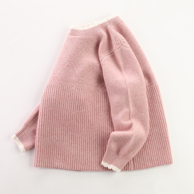秋冬女山羊绒保暖舒适儿童羊绒衫