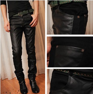 Pantalon cuir homme pour adolescent pour automne - Ref 1476869 Image 5