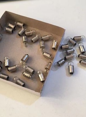 BA9S/BA15D球型指示灯泡6V6.3V12V24V18V30V100V115V50个