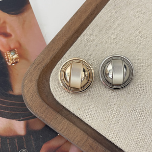 高级感重工半球猫眼金属纽扣皮草外套呢大衣装饰扣西服毛衣百搭扣