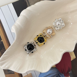 饰扣毛衣外套扣子 KNIT复古小香风珍珠金属纽扣双面呢大衣西服装