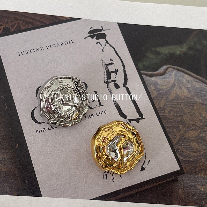 小香中古风高级感西装外套大衣装饰扣毛衣连衣裙异形镶钻金属纽扣,居家布艺,纽扣,淘宝优惠券,粉丝福利购,淘宝优惠卷