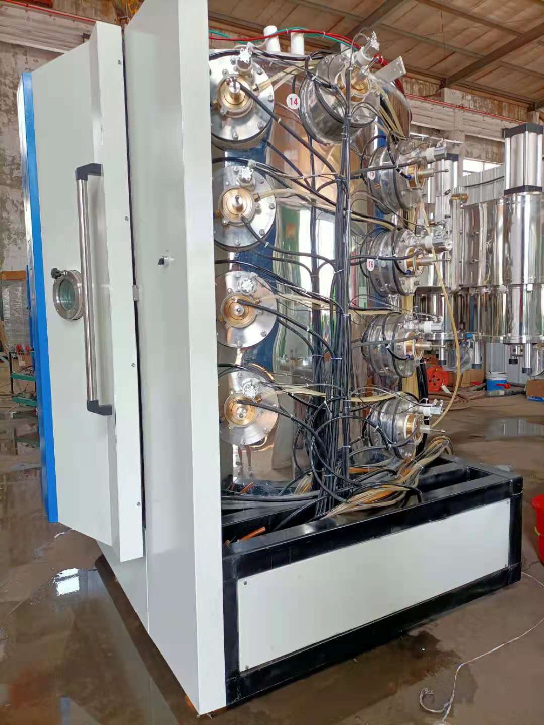 君翔真空中频离子镀膜机真空镀膜机工艺品镀金设备pvd镀膜机定 制