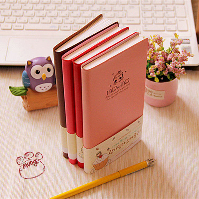 日韩风文具 创意皮套笔记本便签本可爱女孩日记本记事本日程本