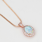 设计师款 9852 原创欧泊opal系列 女士项链